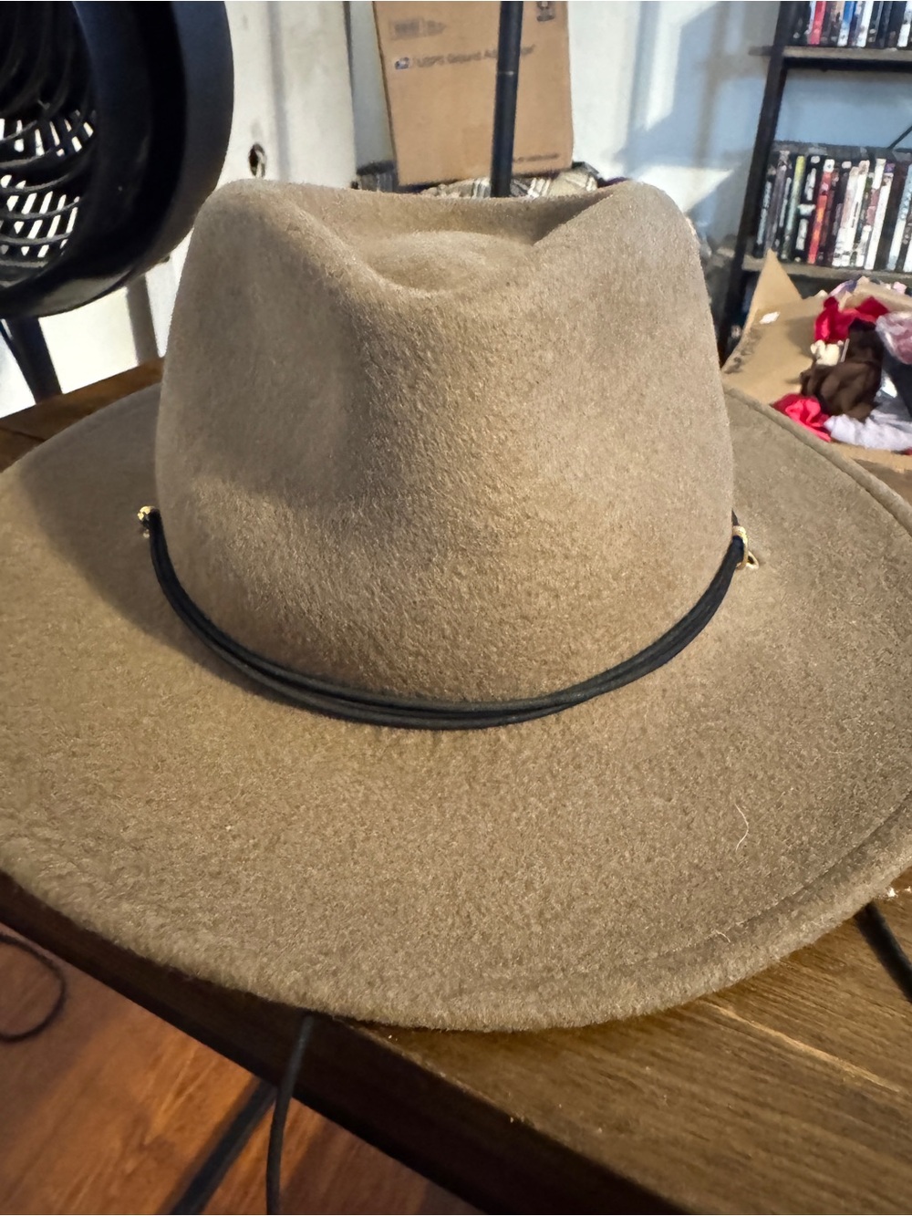 Brown Wool Fedora Hat - Van Palma - Picture 2 of 6